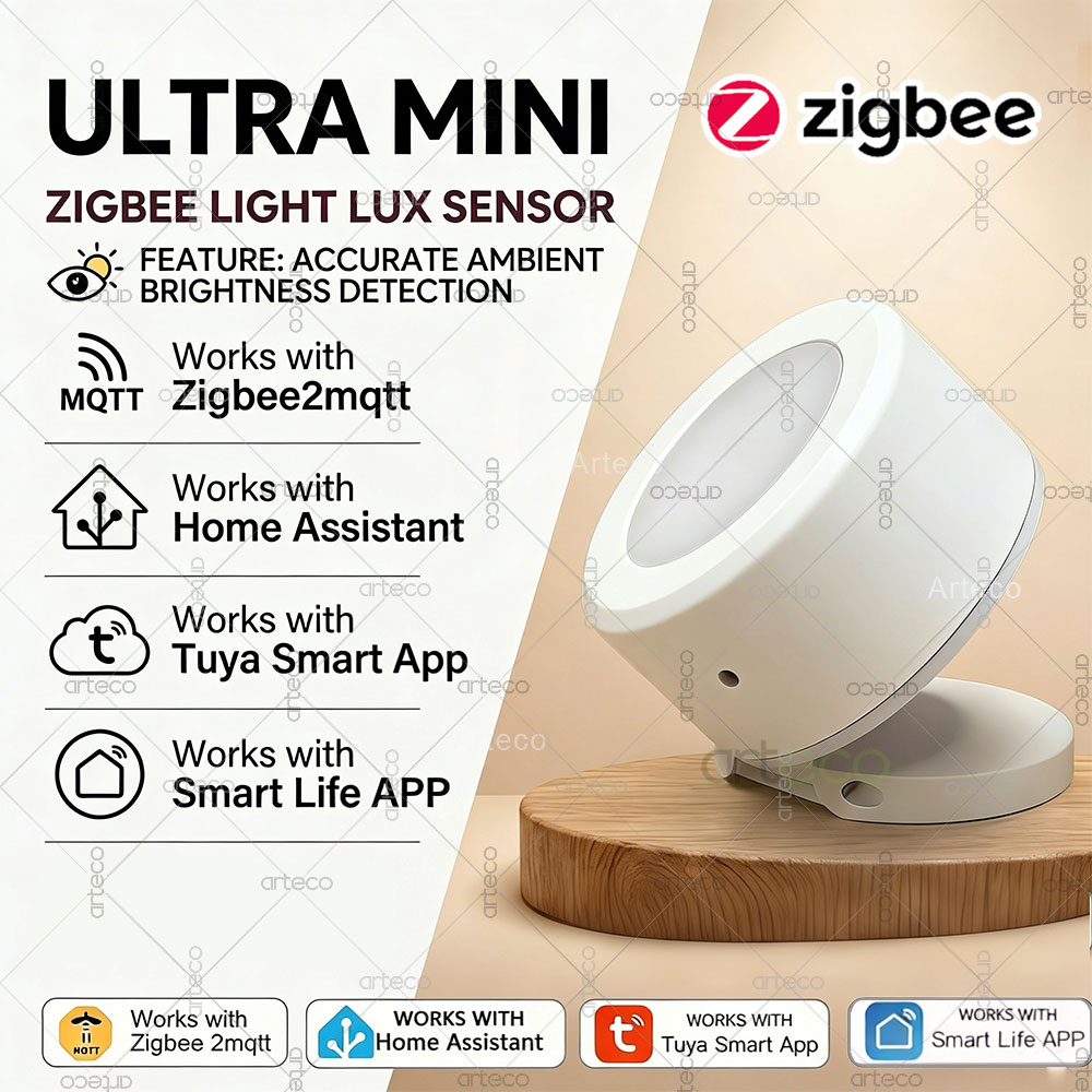 Ultra Mini Zigbee Light Sensor - Home Automation Technology recension och pris