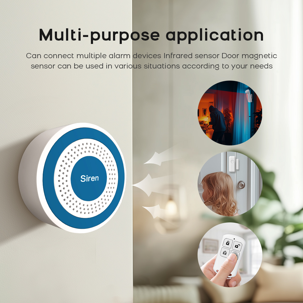 PGST WiFi Smart Life Alarm Sec - Home Automation Tutorial recension och pris