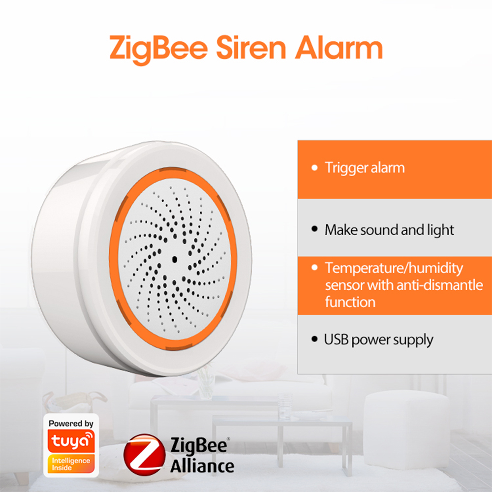 NEO-Tuya Zigbee Siren Gateway  - Home Automation Technology recension och pris