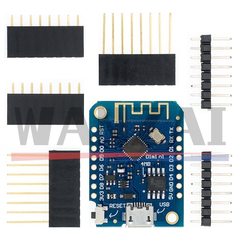 WeMos D1 Mini Pro V3.0.0 Bytes - Esp8266 Nodemcu Board recension och pris