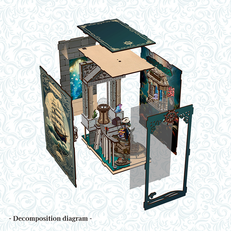 3D Wooden DIY Bookend Puzzle H - Home Automation Diy Kit recension och pris