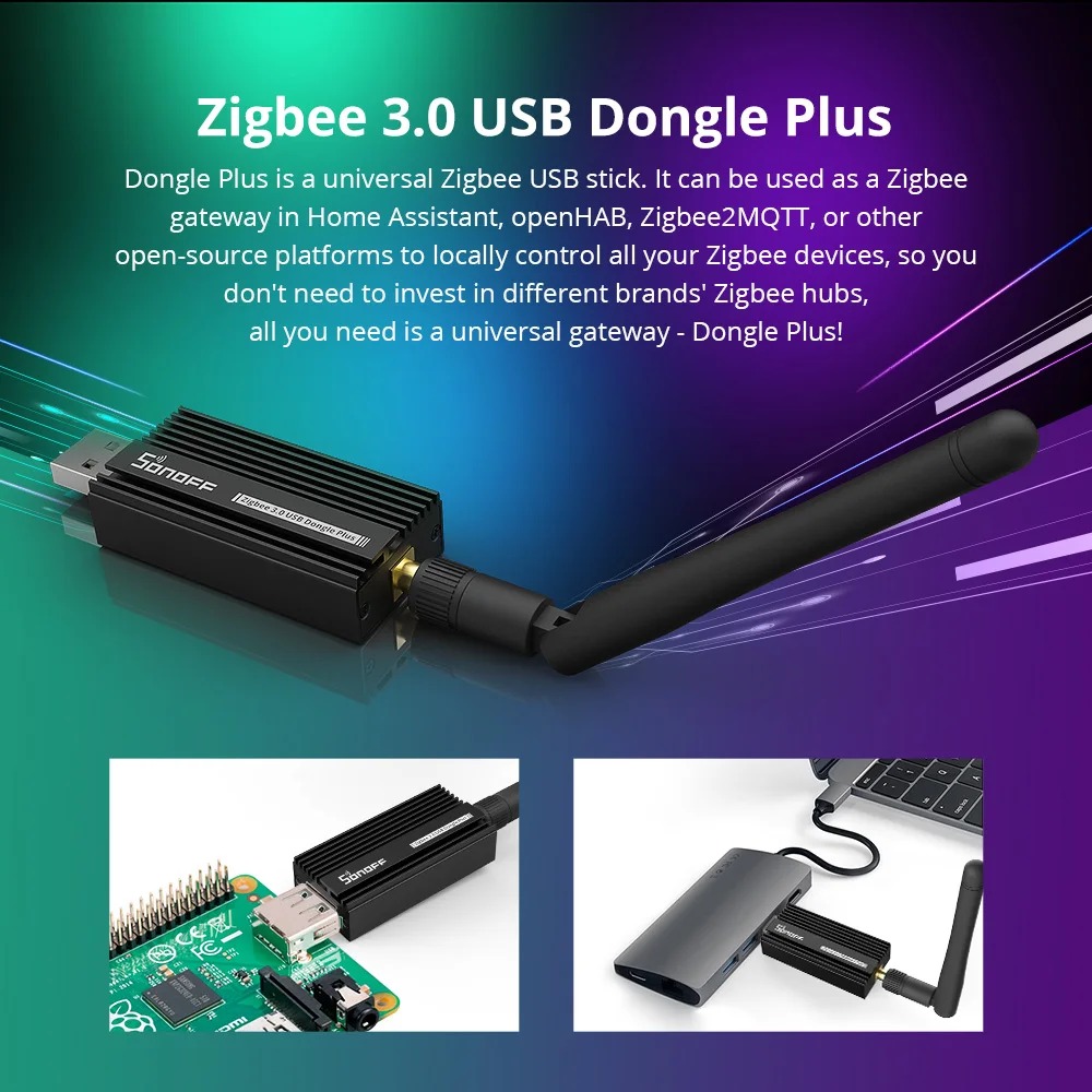 Sonoff Zigbee 3.0 Usb Dongle P - Zigbee Coordinator Stick recension och pris