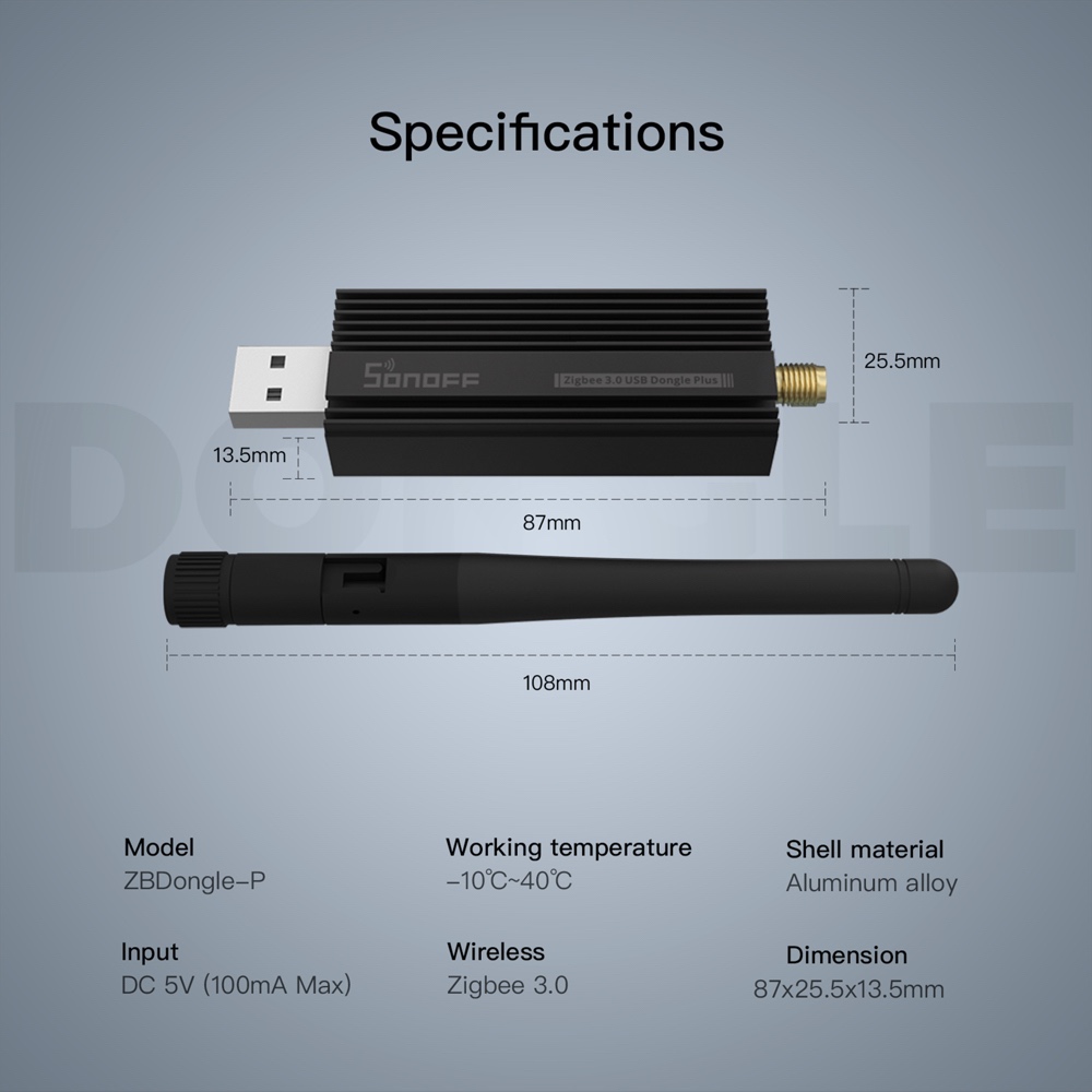 SONOFF zigbee gateway 3.0 ZBDo - Zigbee Coordinator Stick recension och pris