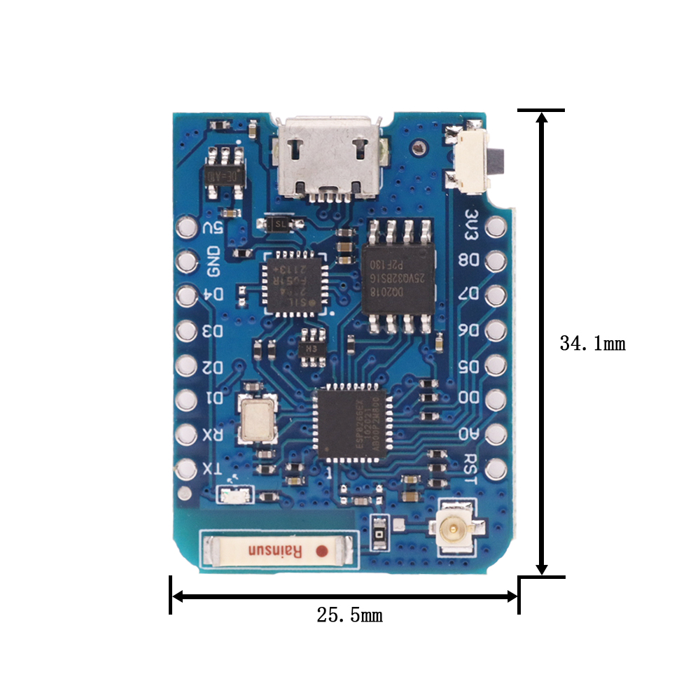 WeMos D1 Mini Pro V3.0 NodeMcu - Esp8266 Nodemcu Board recension och pris