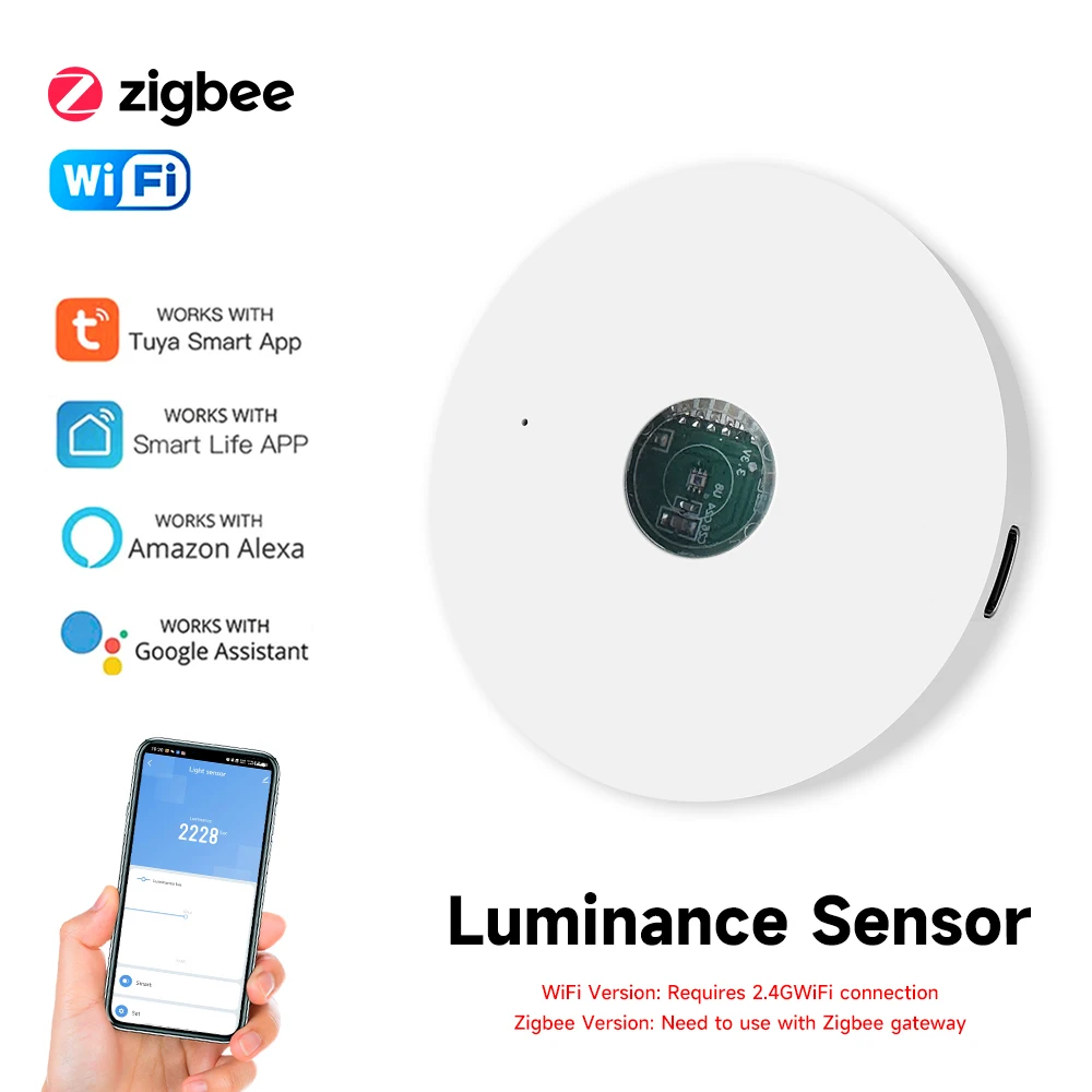 Tuya WiFi/ZigBee Light Sensor  - Home Automation Technology recension och pris
