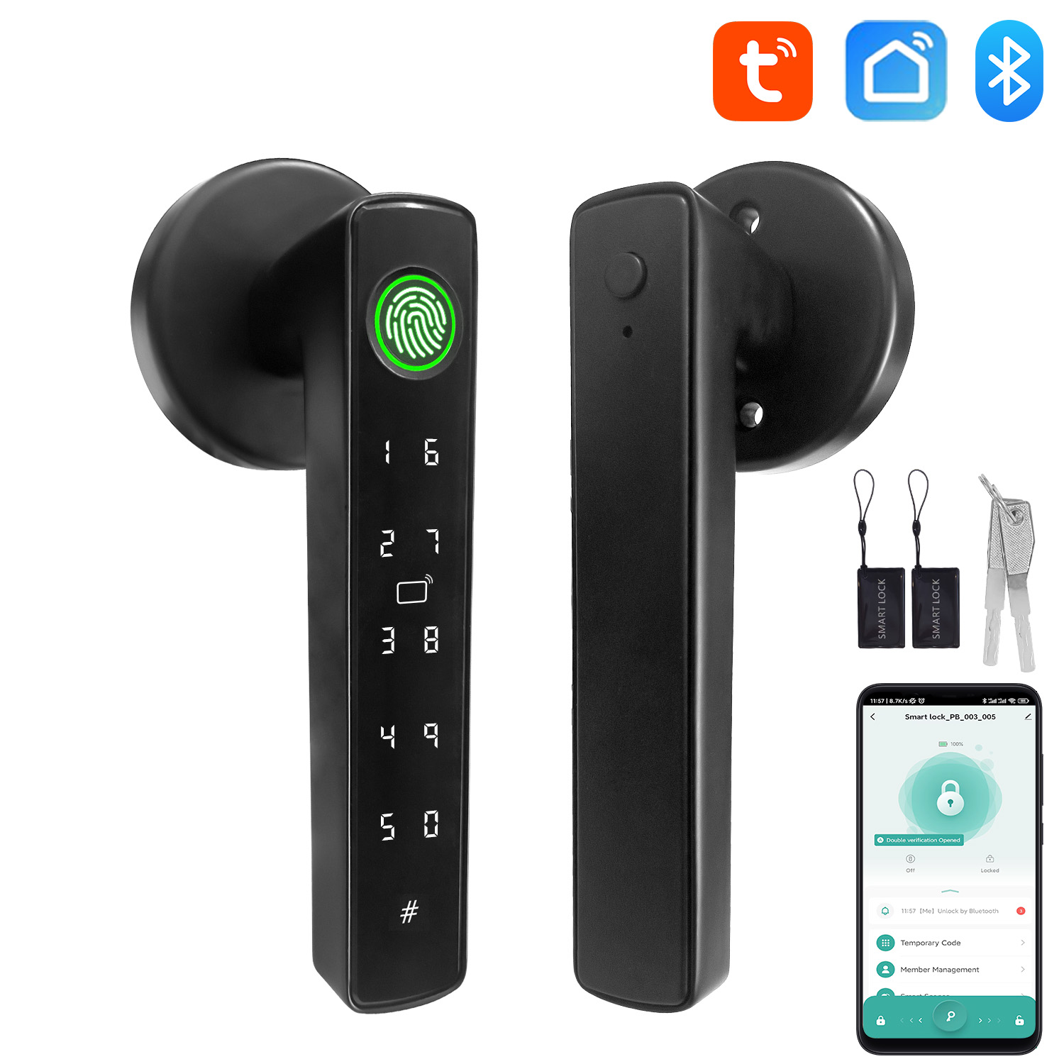Tuya Smart Bluetooth Door Lock - Home Automation Tutorial recension och pris
