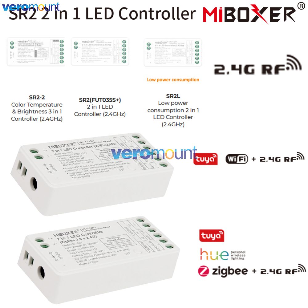 MiBoxer SR2 2.4G RF 2 in 1 SR2 - Zigbee Coordinator Stick recension och pris
