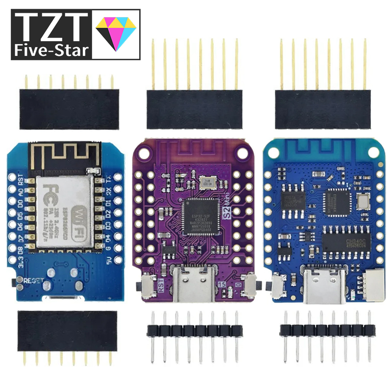 WeMos D1 Mini Pro V3.0 NodeMcu - Esp8266 Nodemcu Board recension och pris