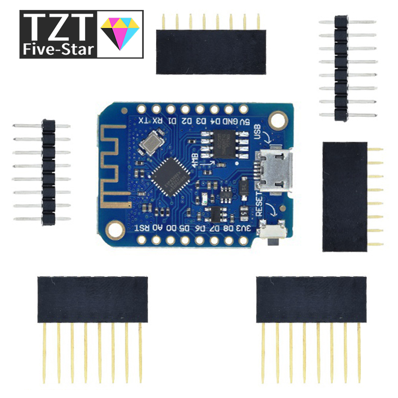 WeMos D1 Mini Pro V3.0 NodeMcu - Esp8266 Nodemcu Board recension och pris